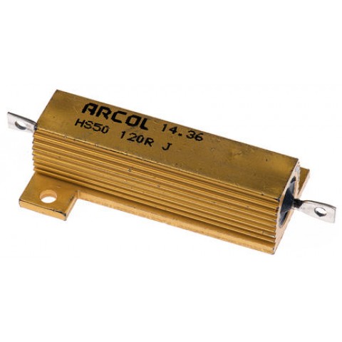 HS 50W 120R J HEATSINK RESISTOR 5% 